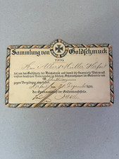 Sammlung goldschmuck 1916 gebraucht kaufen  Hagenow