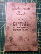 Instruction book ford for sale  RADSTOCK