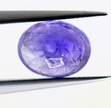 Pietra preziosa sciolta cabochon 8 x 6 mm forma ovale tanzanite viola natural..., usado comprar usado  Enviando para Brazil