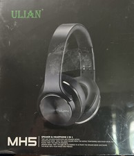 Alto-falante e fones de ouvido ULIAN MH5 2 em 1 - Preto novo lacrado comprar usado  Enviando para Brazil