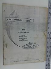 Catálogo de piezas Johnson Sea Horse 1964 88 HP Stern Drive modelo DU-11A fotocopia BIS, usado segunda mano  Embacar hacia Argentina