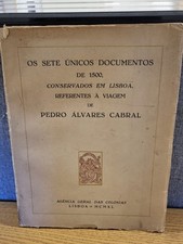 Os Sete Unicos Documentos de 1500 Conservados em Lisboa, Referentes a Viagem d.., usado comprar usado  Enviando para Brazil