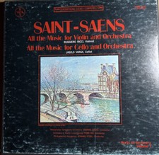 Usado, Saint-Saens 3 Vinyl Records For Cello Varga & Orch Ricci Violin QUAD VOX BOX LPs comprar usado  Enviando para Brazil