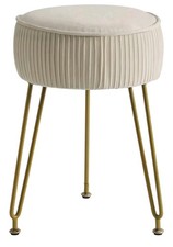 Velvet round footrest for sale  TAMWORTH