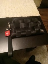 BOLSA CLUTCH HARVEYS TODA PRETA COM ALÇA MERCEDES BEN, usado comprar usado  Enviando para Brazil
