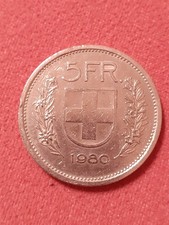 Moneta helvetica franchi usato  Urbania