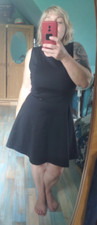 Robe patineuse évasée d'occasion  Mont-Saint-Éloi