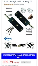 Garage door security for sale  COVENTRY