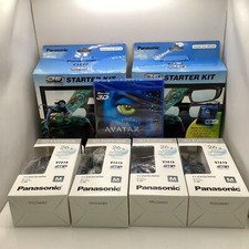 4 X Óculos Panasonic Viera 3D (2 Abertos e 2 Novos) 1 Blu-Ray (Não Testado) (O) S#541 comprar usado  Enviando para Brazil