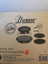 💥Forno de convecção Nuwave Pro infravermelho preto com tábua de corte de bambu comprar usado  Enviando para Brazil