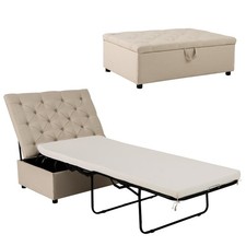 Folding ottoman sleeper for sale  IPSWICH