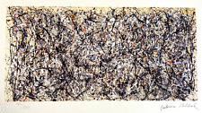 Jackson pollock litografia usato  Roma