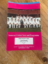 Somerset cricket programmes for sale  READING