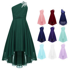 Vestido de festa de casamento infantil feminino lantejoulas de um ombro flor meninas princesa comprar usado  Enviando para Brazil