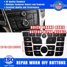 Conjunto de adesivos de reparo de botão estéreo rádio ajuste Buick Verano 2012-2015 comprar usado  Enviando para Brazil