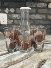 vintage glass jug 4 glasses for sale vintage glass jug 4 glasses for sale Chillicothe