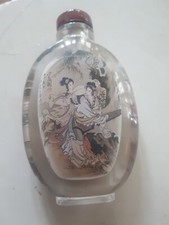 Snuff bottle dipinta usato  Bari