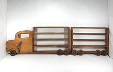 Prateleira de parede vintage de madeira para caminhão e reboque 1:64 rodas de exibição de carro fundido rústico comprar usado  Enviando para Brazil