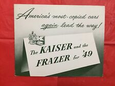 1949 kaiser frazer for sale  Dayton