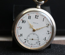Usado, Antigo Relógio de Bolso Zenith Mecânico Grande Prêmio da Suíça Prata 800 Raro Antigo 1900 comprar usado  Enviando para Brazil