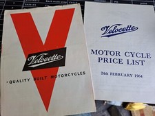 Velocette sales brochure for sale  CLACTON-ON-SEA