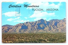 1961 Catalina Mountains Desert Tucson Arizona AZ Saguaro Cactus cartão postal A28, usado comprar usado  Enviando para Brazil