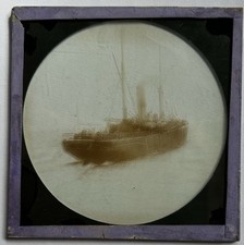 Fotografia antiga de lanterna mágica opala SS, navio de carga 1881, c 1900 comprar usado  Enviando para Brazil
