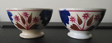 Pair antique spongeware for sale  MORETON-IN-MARSH