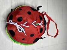 Mochila de atividade Lelebe “Ladybug” com bolsa com cadarço botão encaixe 11”x 11” comprar usado  Enviando para Brazil