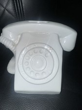 Cofrinho antigo rotativo branco para telefone comprar usado  Enviando para Brazil