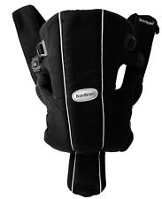 Porta-bebês Baby Bjorn original - Algodão preto importado 25 lb ajustável comprar usado  Enviando para Brazil