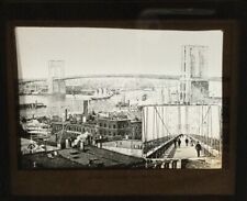 Antiga corrediça de lanterna mágica. NOVA YORK, BROOKLYN BRIDGE. comprar usado  Enviando para Brazil
