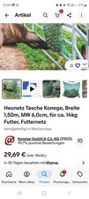 Heunetz tasche konege gebraucht kaufen  Osterburken