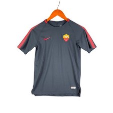 Camiseta Nike AS Roma 2016-2017 futebol treinamento futebol preto juvenil grande, usado comprar usado  Enviando para Brazil