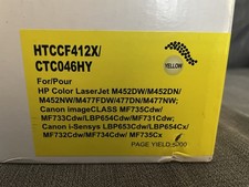 Yellow toner printer for sale  SAFFRON WALDEN