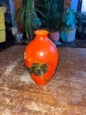 Red vase floral for sale  LONDON