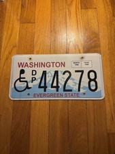 Placa de licença de estacionamento para deficientes Washington “44278” comprar usado  Enviando para Brazil