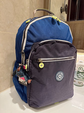 Usado, Mochila grande nova com etiquetas Kipling Seoul laptop vintage azul sonho 45cm altura comprar usado  Enviando para Brazil