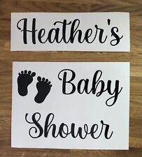 Personalised baby shower for sale  BURY ST. EDMUNDS