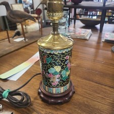 Vtg cloisonne lamp for sale  Saint Michaels