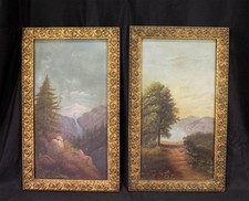 Pair 1800s oil for sale  Payson
