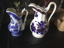 Blue white jugs for sale  ABERDEEN