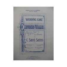 Cordas de piano Saint-Saens Camille bolo de casamento capricho valsa 1886, usado comprar usado  Enviando para Brazil