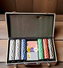 Poker chip set for sale  Corfu