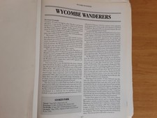 Wycombe wanderers 1884 for sale  STOCKTON-ON-TEES