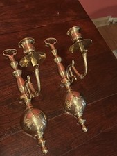 Brass candle sconce for sale  Ramseur