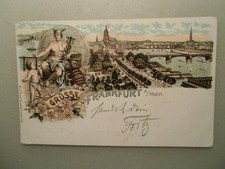 Ansichtskarte frankfurt 1898 gebraucht kaufen Ansichtskarte frankfurt 1898 gebraucht kaufen  Eggenstein-Leopoldshafen