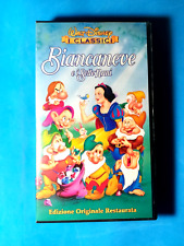Videocassetta vhs biancaneve usato  Italia