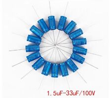 2 peças capacitor cruzado de alto-falante capacitores axiais sem polaridade 100V 1,5uF ~ 33uF comprar usado  Enviando para Brazil