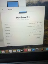 13 macbook pro mid2014 for sale  Mcdonough